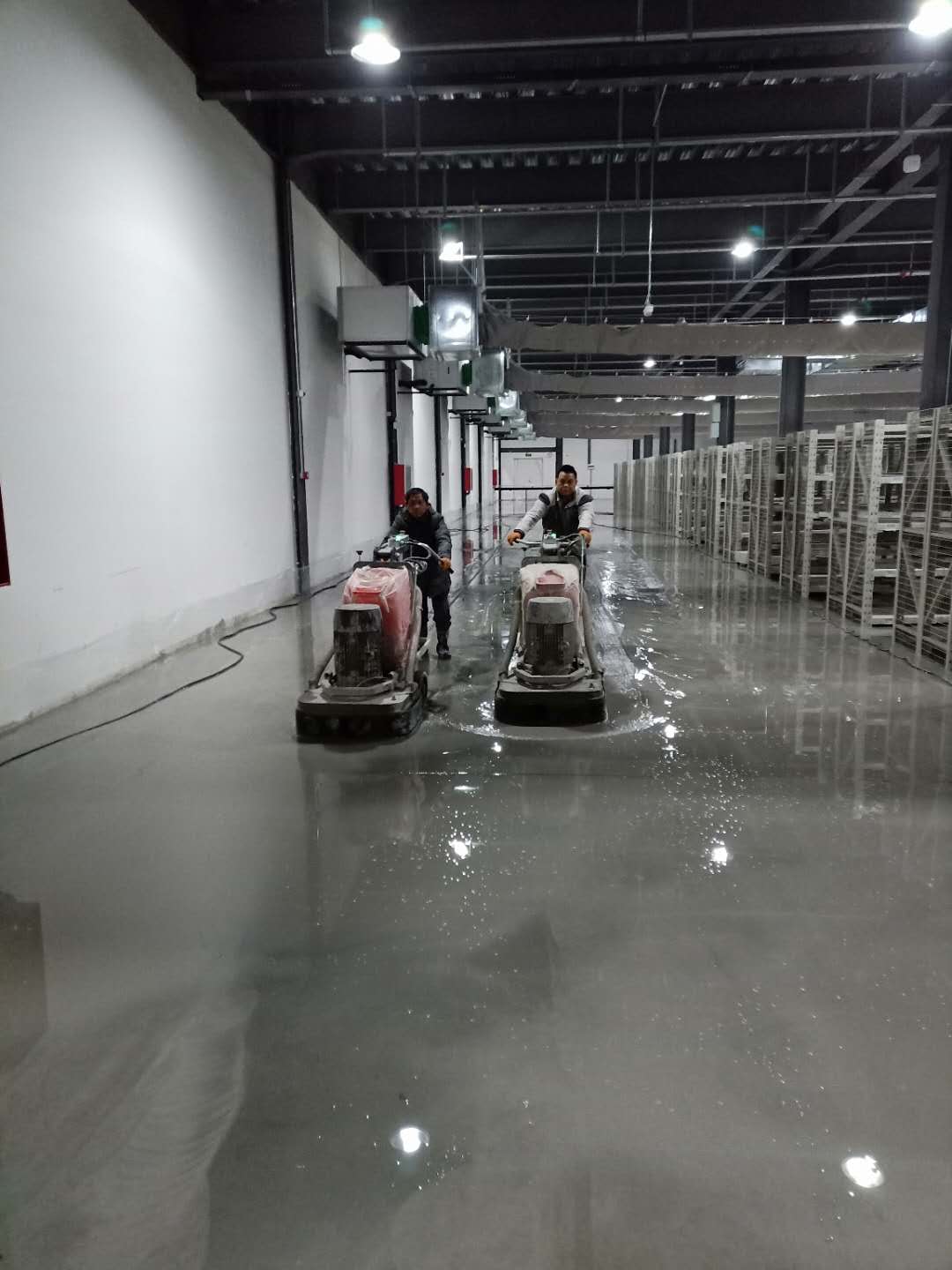 【甘肅】蘭州桃海機(jī)械廠(chǎng)耐磨地坪施工