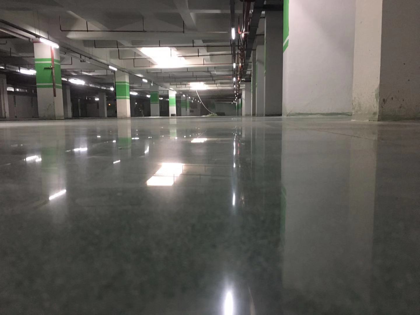 【湖北】地坪起砂治理怎么解決？看怡景世家停車場改造3000方德立固裝甲地坪